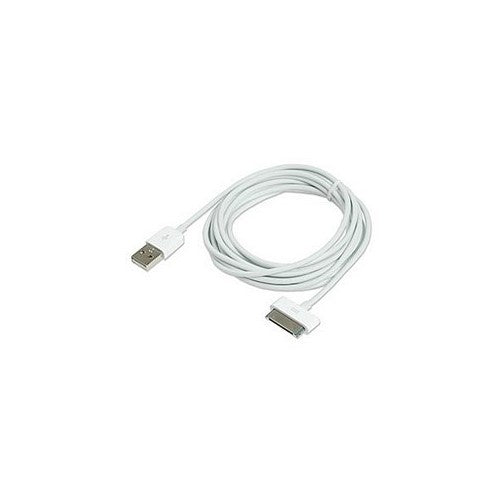 Ziotek ZT1311541HC1 10-Feet Iphone/Ipod Sync And Charge Cable, White