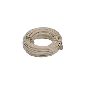 OEM 25 feet Ivory Phone Telephone Extension Cord Cable Line Wire With Standard RJ-11 Plugs Jacks