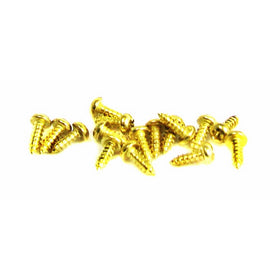 100pc. #2 x 1/4" Gold Phillips Round-Head Wood Screws