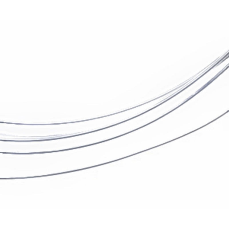 uGems 22 Gauge .999 Fine Silver Round Wire 0.025" (Qty=5 Feet)