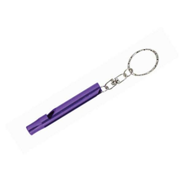 Small Purple Emergency Whistle / Survival Whistle Key Chain
