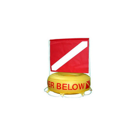 Scuba Choice Scuba Diving Deluxe Diver Below Inflatable Float and Flag Bouy