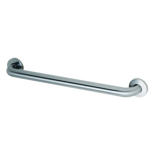 Bobrick 5806x36 304 Stainless Steel Straight Grab Bar with Concealed Mounting and Snap Flange, Satin Finish, 1-1/4" Diameter x 36" Length