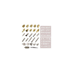 Hobby Wood Burning Tips With Stencils 28 PC Kit