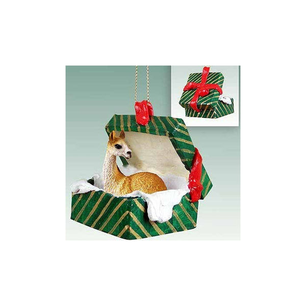 Llama Gift Box Christmas Ornament - DELIGHTFUL!