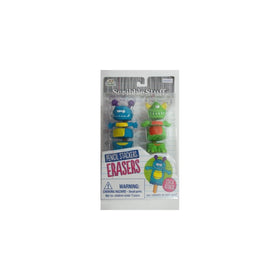 Scribble Stuff Pencil Stackers Erasers - Mix, Match & Stack - Swamp Monsters