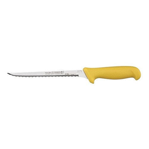 Mundial Y5514-8E Narrow, Stiff, and Micro-Serrated Fish Fillet Knife, Yellow