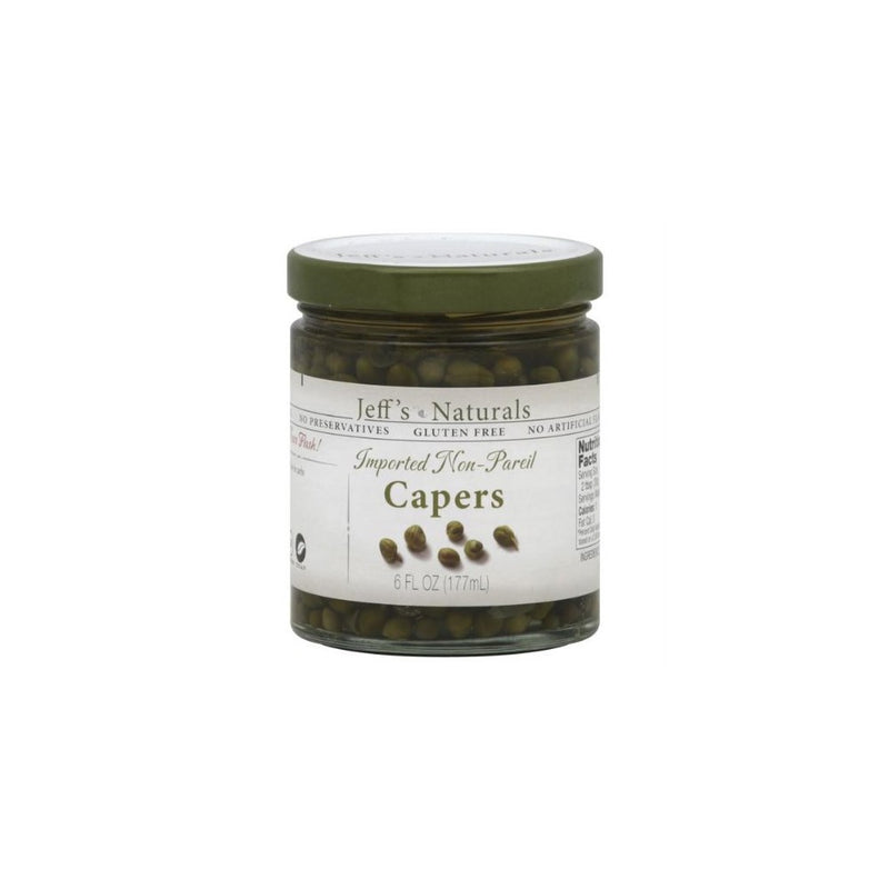 Jeffs Naturals Capers Non Pareil natural, 6 oz