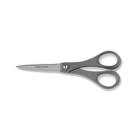 Fiskars Straight Scissors 7" Plastic, Stainless Steel