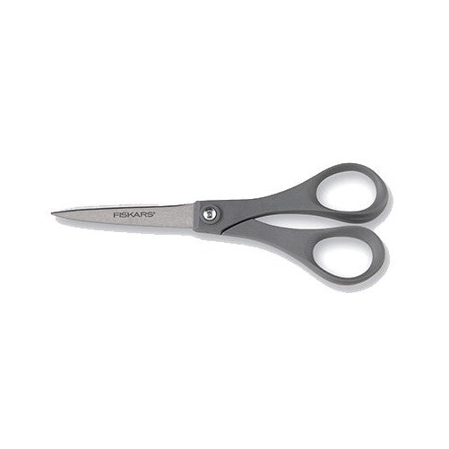 Fiskars Straight Scissors 7" Plastic, Stainless Steel