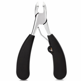 BEZOX Precision Toenail Clippers Trimmer for Thick or Ingrown Toenails - Long Handle Fingernail Clipper Cutters - with Metal Box