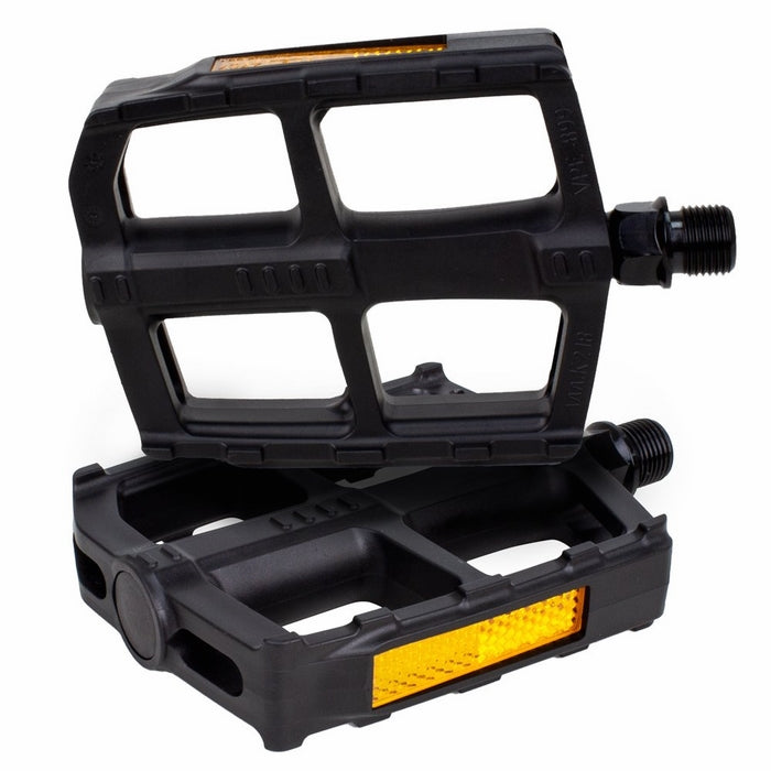 BV Bike Pedal Set, Universal Bicycle Pedals, 9/16-Inch Boron Steel Spindle, Pair