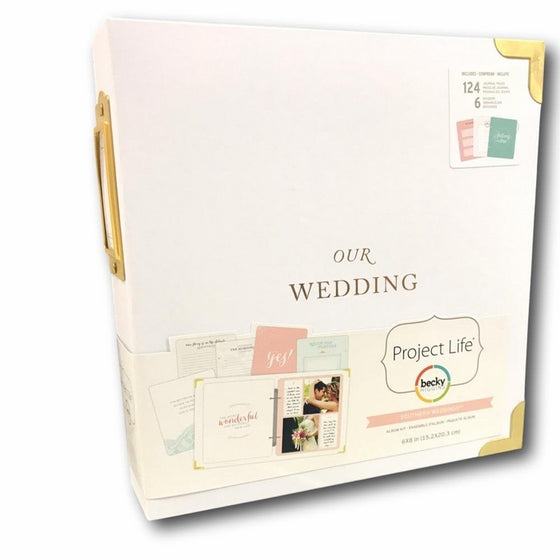 Project Life by Becky Higgins Southern Weddings Album Kit (6x8in, Southern Weddings)