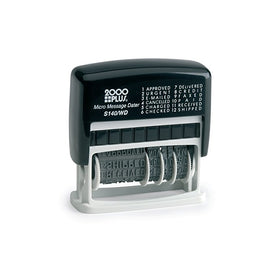 Cosco 2000 Plus Self-Inking Type Size 1 Micro Message Dater (011090)