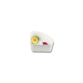 Corner Sink Strainer - White