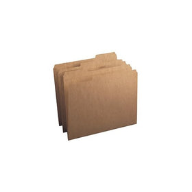 Smead File Folder, Reinforced 1/3-Cut Tab, Letter Size, Kraft, 100 Per Box (10734)
