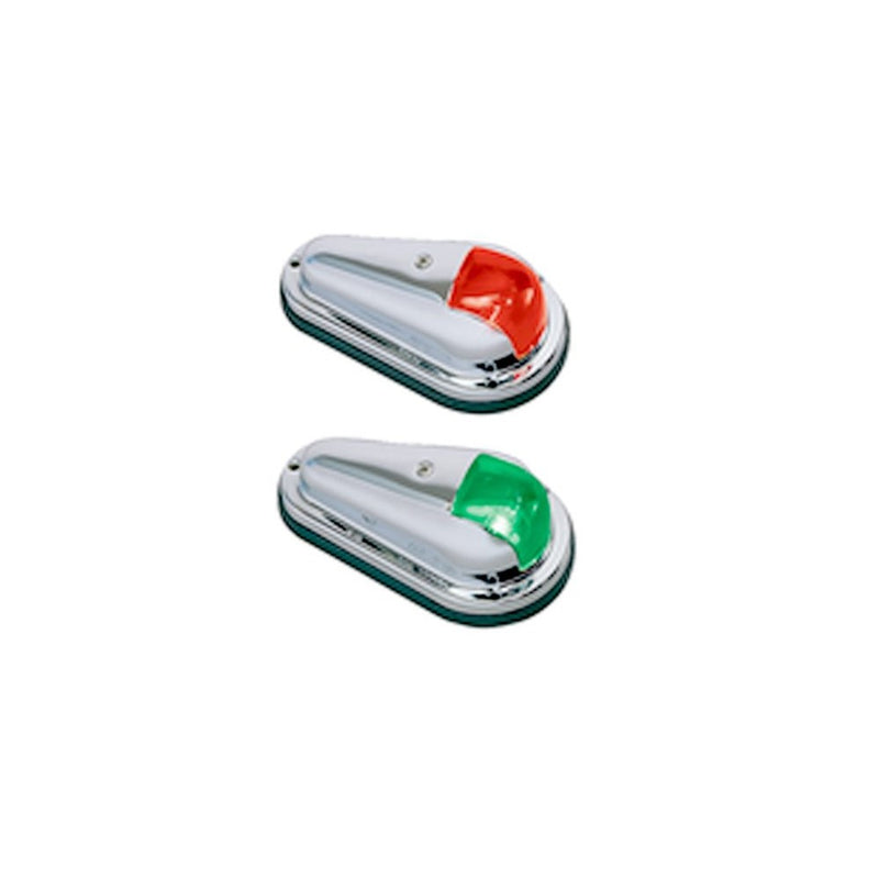SIDELIGHTS VERTICAL Mount Chrome Plated Brass