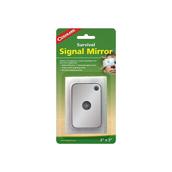 Coghlans Signal Mirror, Silver, 2" x 3"