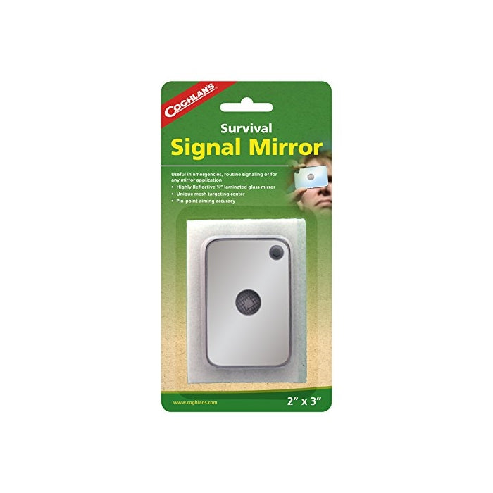 Coghlans Signal Mirror, Silver, 2" x 3"