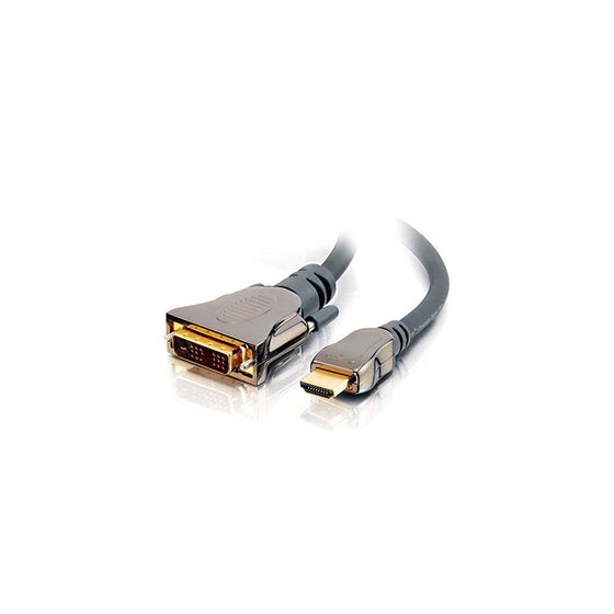 C2G 40291 SonicWave HDMI to DVI-D Digital Video Cable M/M, In-Wall CL2-Rated (23 Feet, 7 Meters)