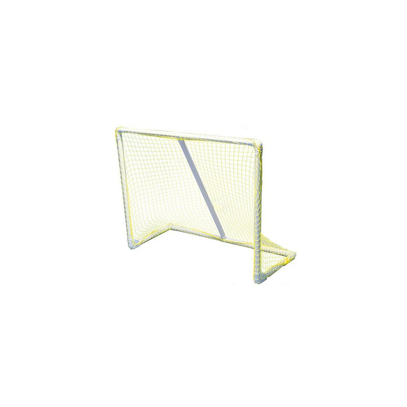 Park & Sun Sports Portable Indoor/Outdoor Multi-Sport Goal with Nylon Bungee Slip Net: Yellow, 54" W x 44" H x 24" D