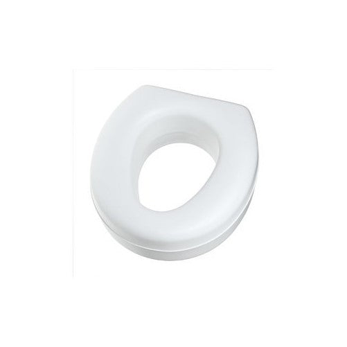 HealthSmart Portable Elevated Toilet Seat Riser, White