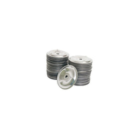 Steel Tambourine Jingles, 100 Count