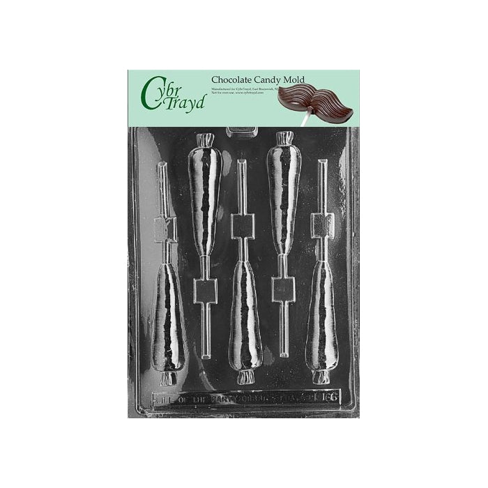 Cybrtrayd E166 Carrot Lolly Easter Chocolate/Candy Mold