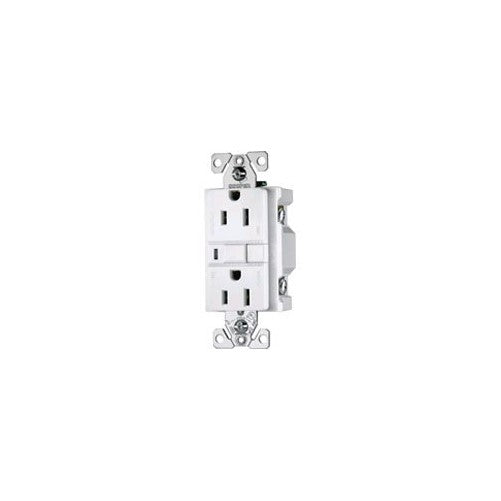 Eaton VGF20V 20-Amp 2-Pole 3-Wire 125-Volt Duplex Ground Fault Circuit Interrupter, Ivory