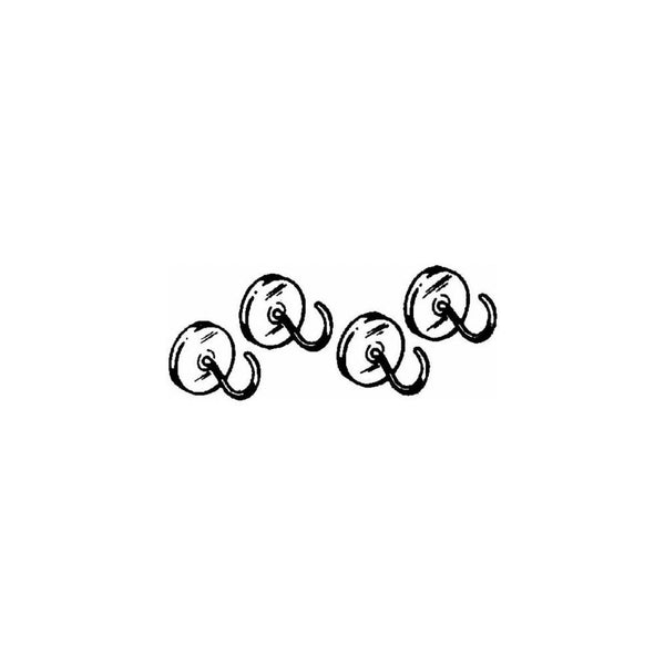 Holmz-Selfix 05260215.72 Magnetic Hook (4 Pack)