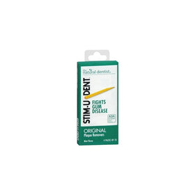 Stim-U-Dent Plaque Removers 3 Packs of 4x25 Picks/Pack (300 Picks) - Mint Flavor