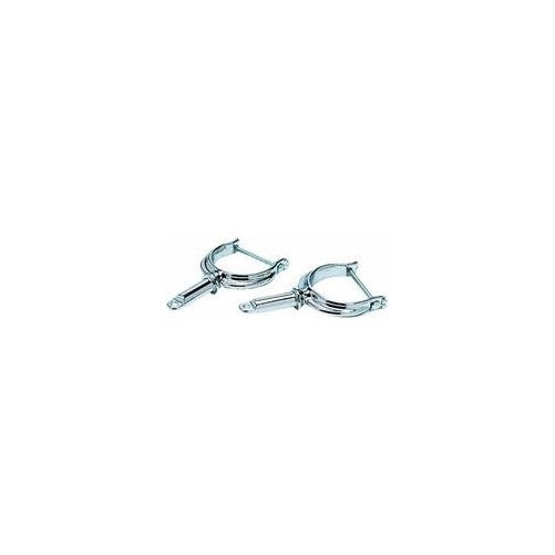 ROWLOCK HORNS Chrome Plated Zinc 1 Pair per Card