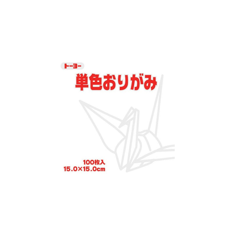 Toyo Origami Paper Single Color - White - 15cm, 100 Sheets (1)