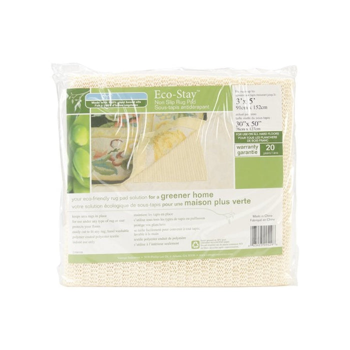 Con-Tact Brand Eco-Stay Non-Slip Rug Pad, 3' x 5'
