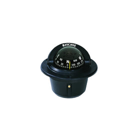 Ritchie Explorer Flush Mount Compass, Black (F-50)