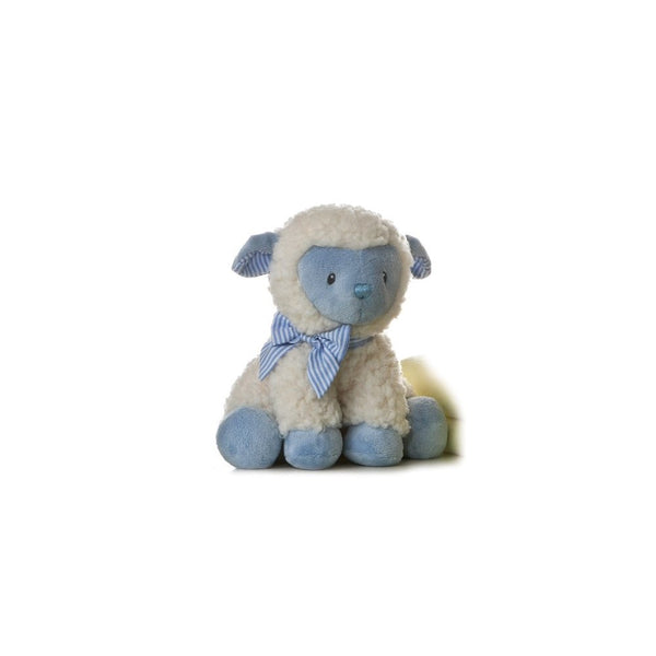 Aurora World Plush Blue Baby Boy Lamb, 9"