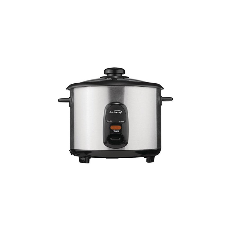 Brentwood TS-20 10-Cup Rice Cooker, Stainless Steel