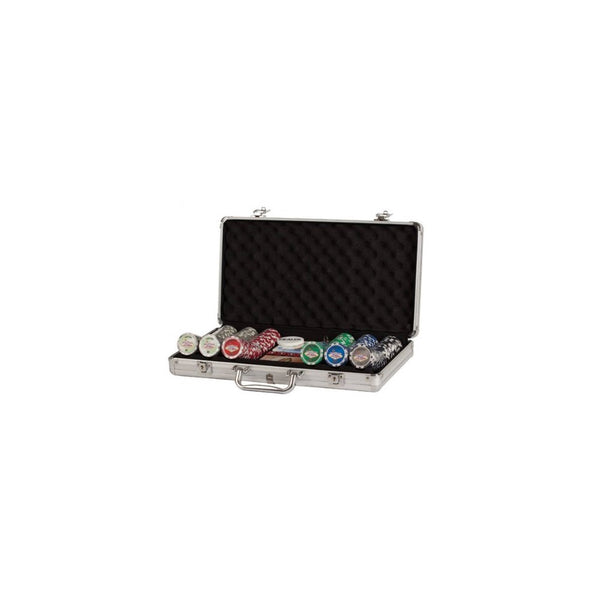 Poker Set In Aluminum Case With 300 (11.5 Gram) Las Vegas Style Chips