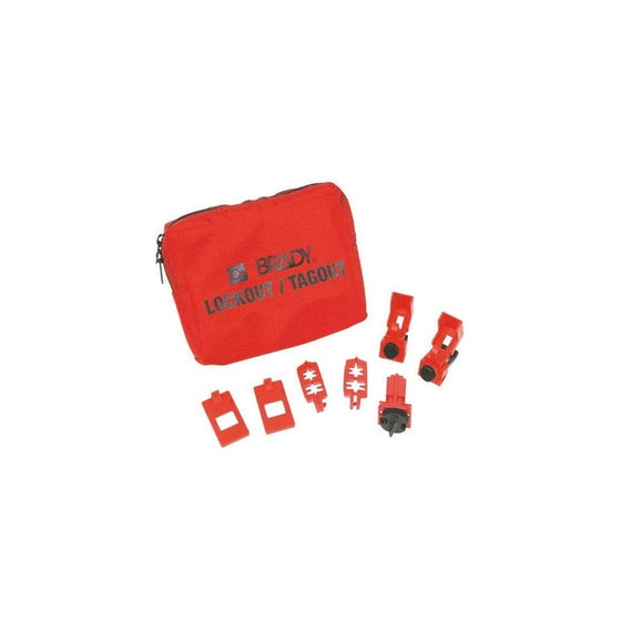 Brady 120/277V Breaker Lockout Pouch, Padlocks and Tags Not Included