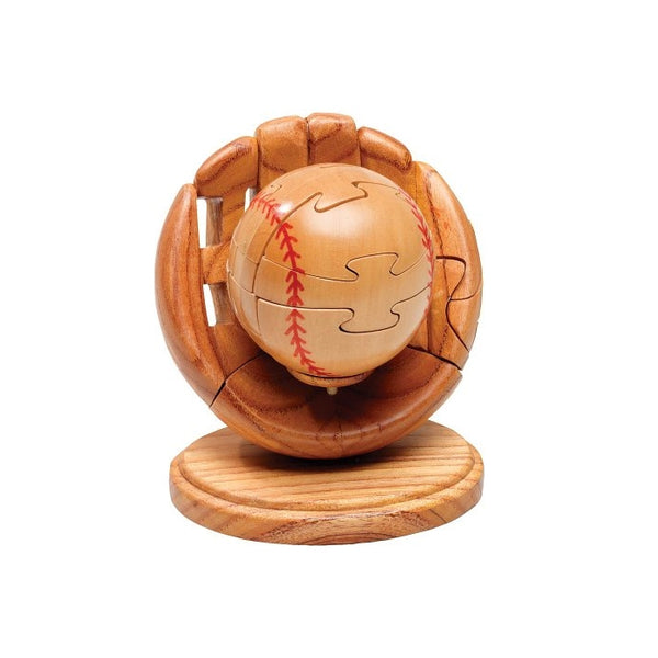 Brain Teasers Wood 3D Puzzle, BASEBALL