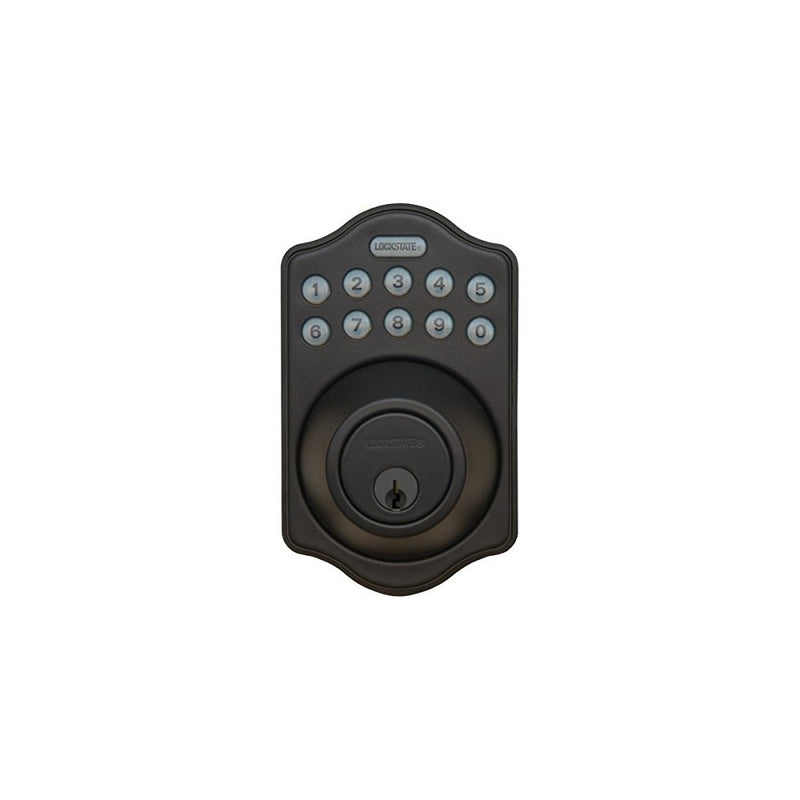 LockState LS-DB500-RB Electronic Keyless Deadbolt, Oil Rubbed Bronze