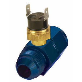 Derale 35021 -8AN x -8AN Premium 180 Degree In-Line Fluid Thermostat