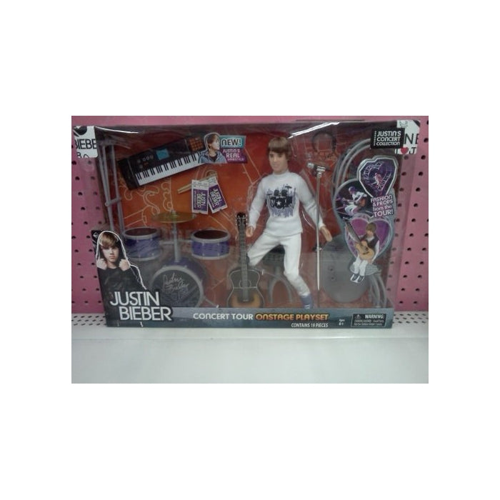 Justin Bieber Real Hair Concert Tour Onstage Playset