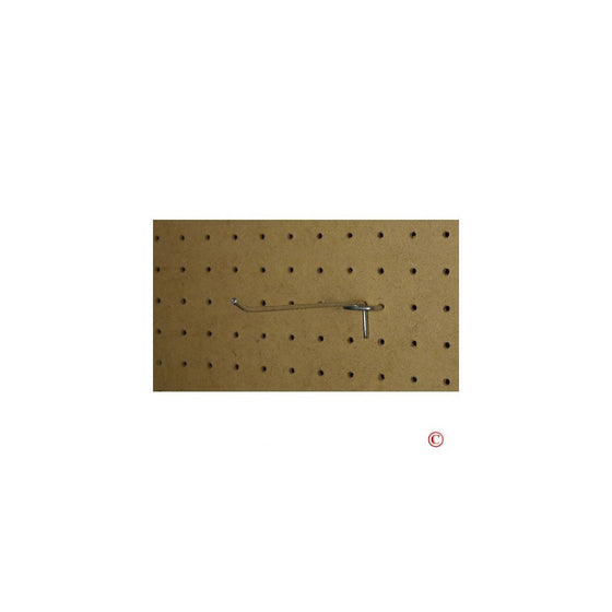 100 6" Peg Board Hooks Shelf Shelving Pegs Hook 1/4" - 1/8"