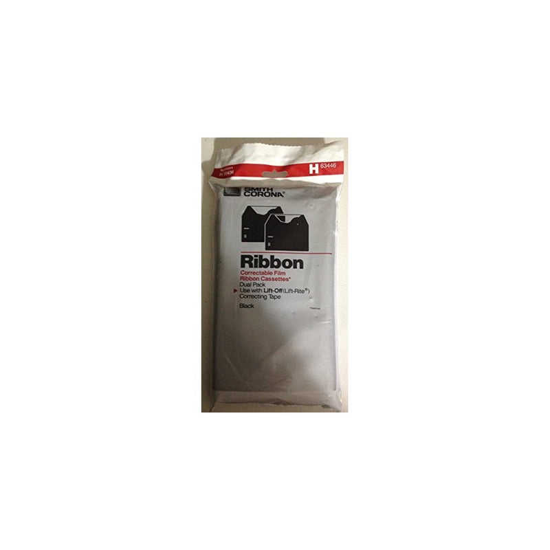 Smith Corona H Series - Black Correctable 63446 Ribbon 2 Pack By Dataproducts