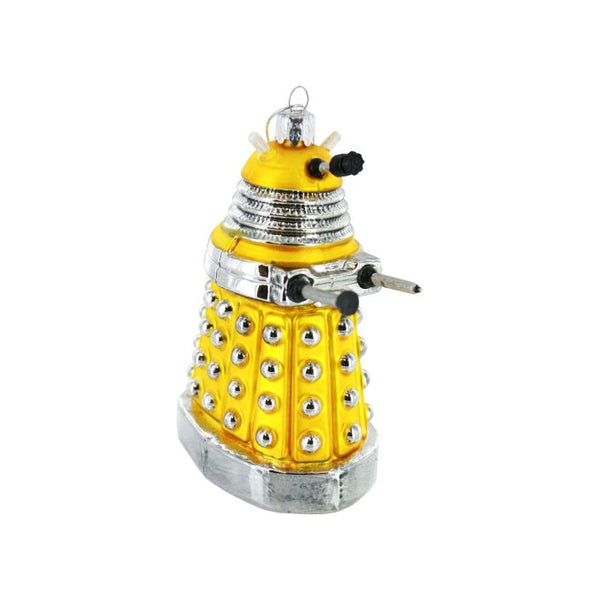 Doctor Who Kurt Adler Yellow Dalek Figural Ornament, 5-Inch