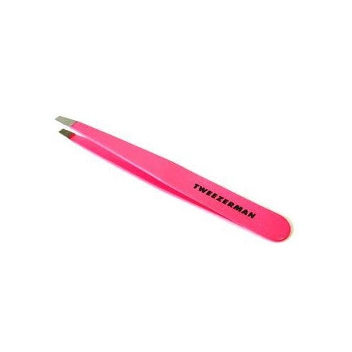 Tweezerman Stainless Steel Slant Tweezer (Pretty in Pink)