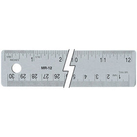 C-Thru Flexible Steel 12" Cork Back Ruler