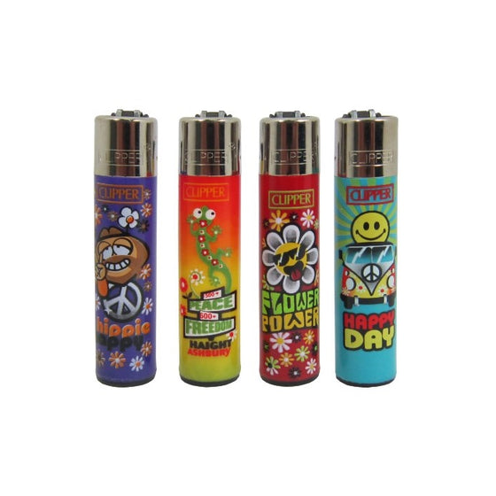 Bundle - 4 Items - Clipper Lighter "Hippie" Collection