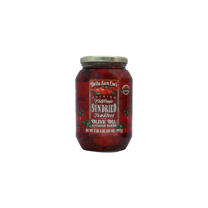 35 oz Bella Sun Luci Sun Dried Tomatoes Halves in Olive Oil
